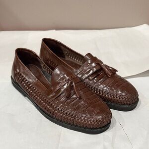 Elegant Brown Tassel Loafers for Men